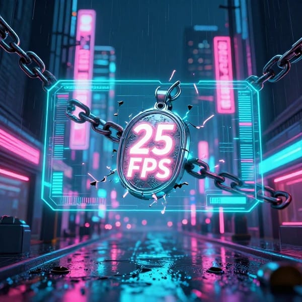 More than 25 frames per second